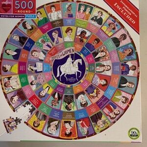 Votes for Women 500-Piece Round Puzzle